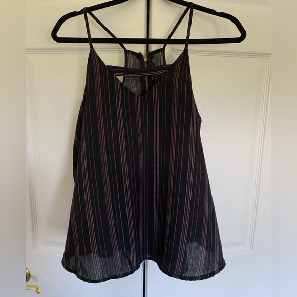 Papermoon spaghetti strap striped blouse - Picture 8 of 11